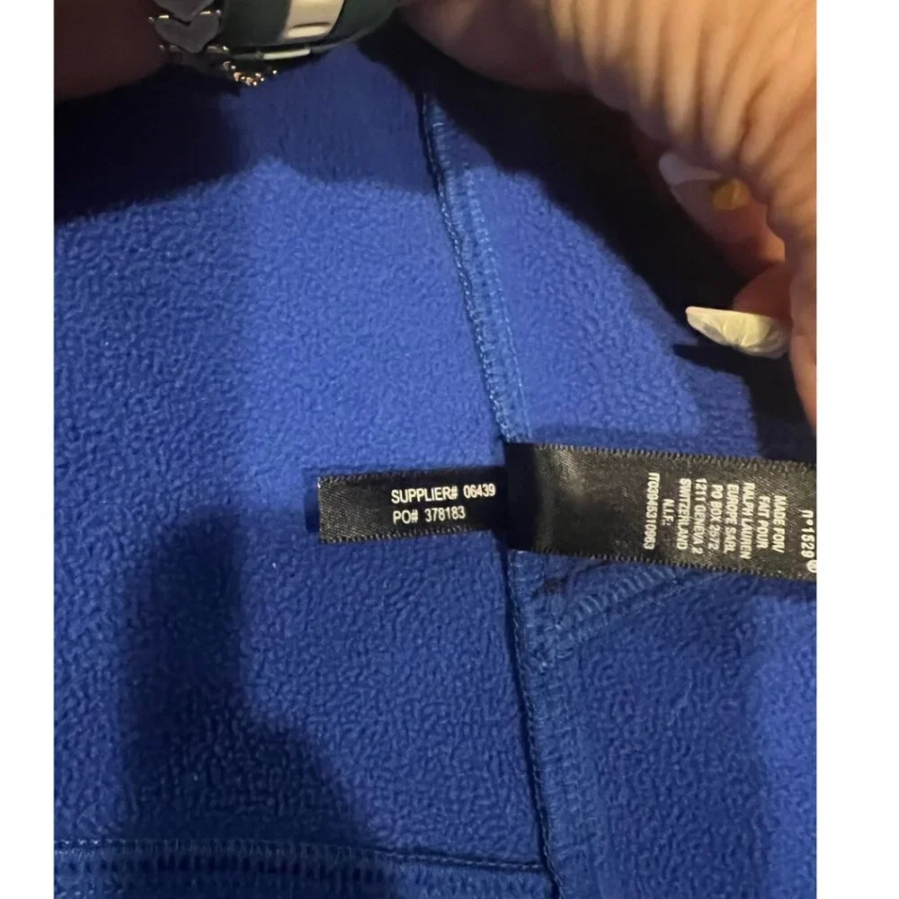 RLX Ralph Lauren Women's Spring Navy Blue Performance Windbreaker Jacket – M - Picture 11 of 11